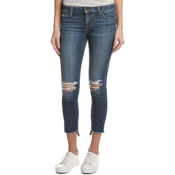 Joe’s Jeans Distressed Blondie‎ Icon Midrise Skinny Blue Jeans Women’s Size 28 - Picture 1 of 10